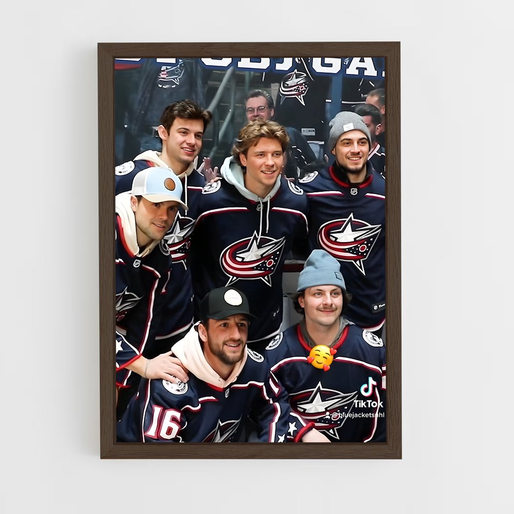 Poster L'Escouade Bleu – affiche Hockey sur glace (vue 5)